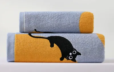 Hot Selling Cute and Stylish Pure Cotton Face Towel Highly Absorbent and Lint-Free