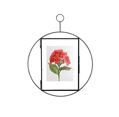 FengYuan Picture Frame Wood Double-sided Glass Natural Frame Hanging DIY Sample Plant Flower Iron Customized Logo Custom Made