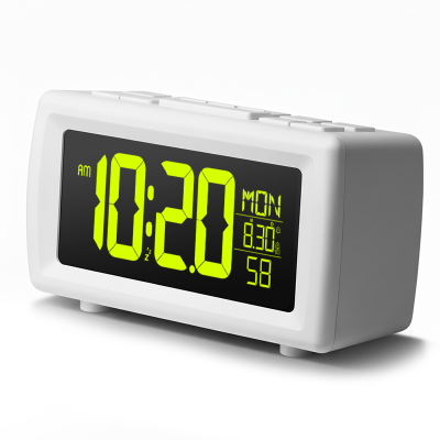 Modern FM Radio Alarm Clock Intelligent Date Week Display Electronic Clock Radio Alarm Clock