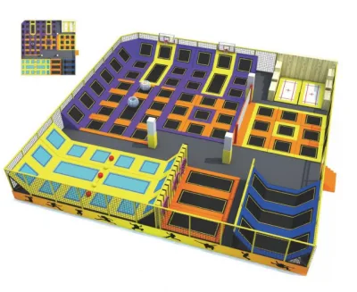 Special Trampoline Equipment Popular for Children's Playgrounds in Shopping Indoor Plastic for Children Amusement Park Equipment