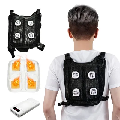 Semiconductor Air-conditioned Cooling Vest Outdoor Sports Workwear Uniform Quick-Cooling