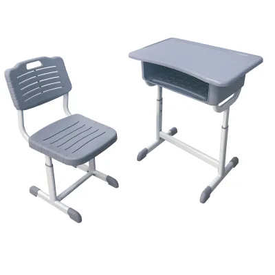 Commerical School Furniture Comfortable Students Durable Study Desk and Chair for Education Classroom with Steel Frame