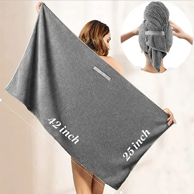 Hair Turban Towel Waffle High Quality Spa Magic Dry Black Best Microfiber Hair Salon Towels Wholesale Bulk