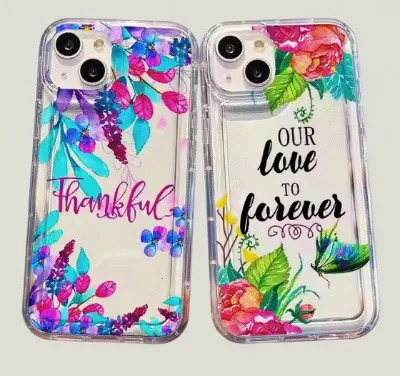 High Quality 2MM Thick Transparent Soft TPU Silicone Phone Cover Customizable Simple Mobile Case