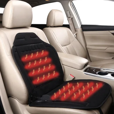 Massage Seat Cushion with Heat Cooling Back Massager for Office/Home Use