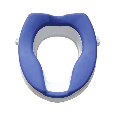 6-Inch Plastic Bathroom Aids Raised Toilet Seat Elevator for Bathroom Safety
