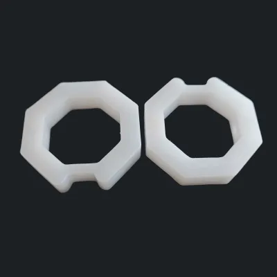 Custom Molded High Impact UHMW Adaptor Body Corrosion Resistant UHMWPE Seals for Machinery Pipeline Connection
