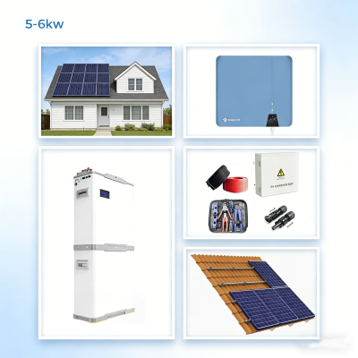 OEM Australian 5kw Solar Energy System Hybrid Grid Solar Panels System
