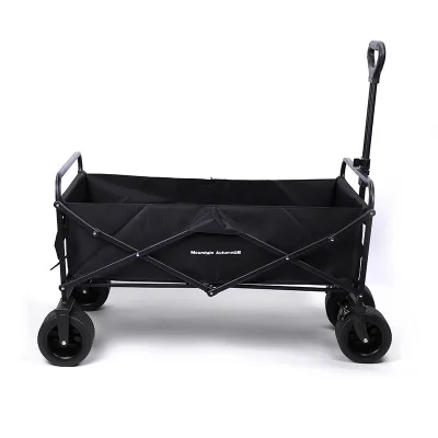 Hot Sale Detachable Wheel Foldable Camping Wagon Cart Folding Picnic Wagon Beach Camping Cart