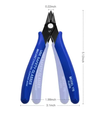 Wishful Clamp DIY Electronic Diagonal Pliers Side Cutting Nippers Wire Cutter 3D Printer Parts PLATO 170