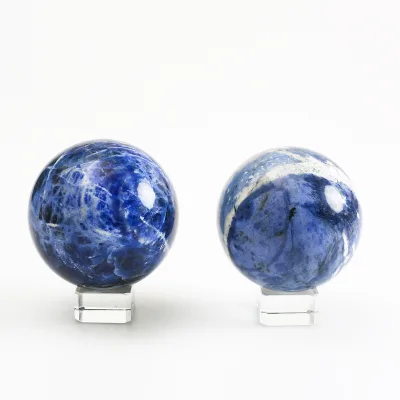 Wholesale Bulk Natural Polished Sodalite Sphere Crystals Healing Stone Crystal Sphere