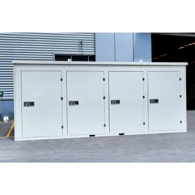 China Manufacturer 20ft Collapsible Self Storage Shipping Container 4 Swing Doors Stackable Self Storage Facility Wholesale