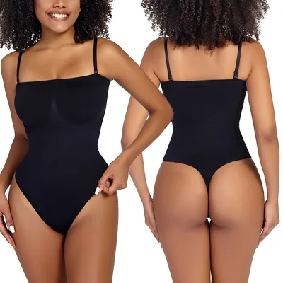 Plus Size Cinches Smooths Tummy Control Shapers Corset Seamless Sculpt Thong Bodysuit Shapewear