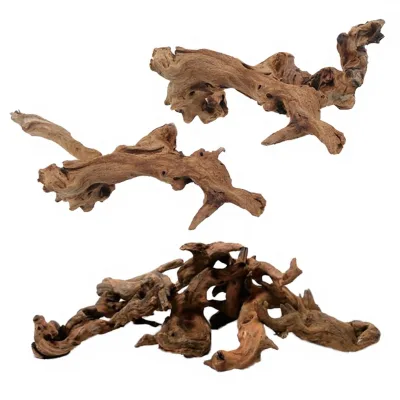 Modern Style Eco-Friendly Aquarium Drift Wood Plastic Decor Box Set Fish Tank Outdoor Living Room Dining Room Stylish Home Decor