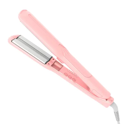 Professional 450 Degrees Wholesale Titanium Flat Iron Wide Plate Infrared Hair Straightener