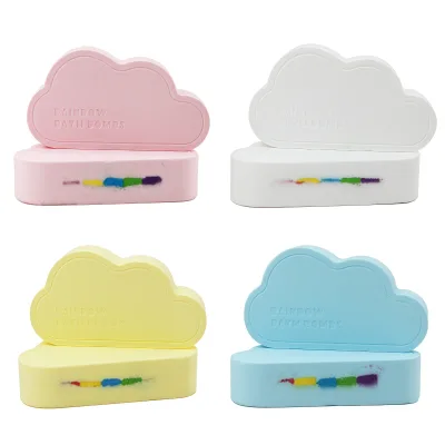 Organic Natural Bath Fizzies Rainbow Spa Relaxing Moisturizing Bath Bombs Wholesale with Gift Box Special Cloud