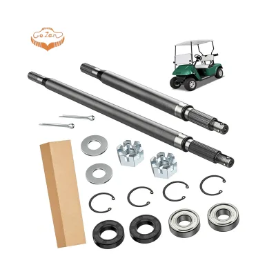 Golf Cart Driver Side Rear Axle Shaft With Bearing Seal Kit 20377-G11 20377G11 20377-G12 for Ezgo Txt Medalist Electric 94-13