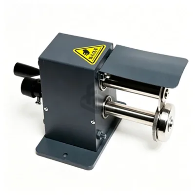 Benchtop Hand Crank Leather Skiver Machine for Light Leather Material Processing