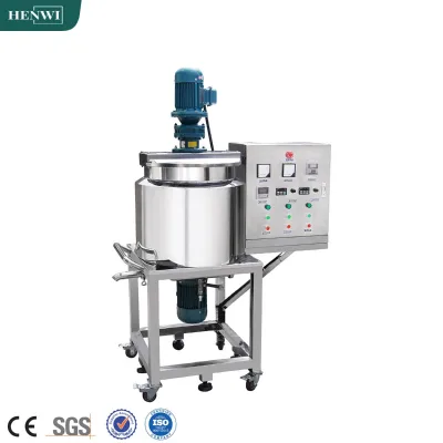 Henwi 30-500 Liters Connected with Filling Machine Glue Chocolate Honey Wax Melting Tank Stainless Steel Jacketed Heating Tanks