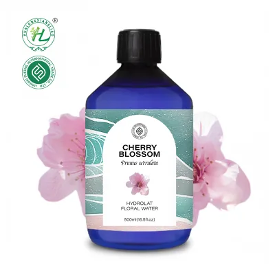 Sakura Hydrosol - Hydrolat Organic for Skin, Face, Diffuser - 100% Pure Natural Cherry Blossom Floral Water | OEM 500mL