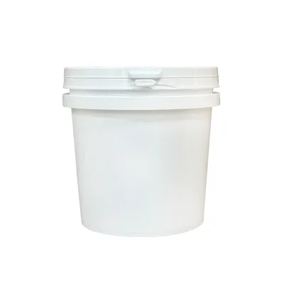 1L White High-Quality Paint Buckets Customized Cheap Food Grade Plastic Buckets and Jars