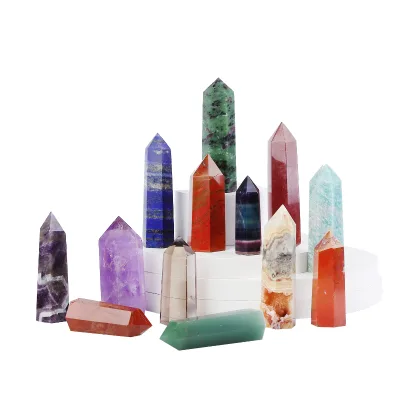 Crystals Wholesale Natural Crystal Point Stone Crafts Citrine Quartz Crystal Points