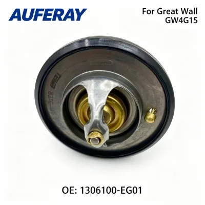 Cooling System Engine Thermostat Assembly for Great Wall GW4G15 1.5L Haval H6 M6 H2 Wingle OE 1306100-EG01 Direct Fit