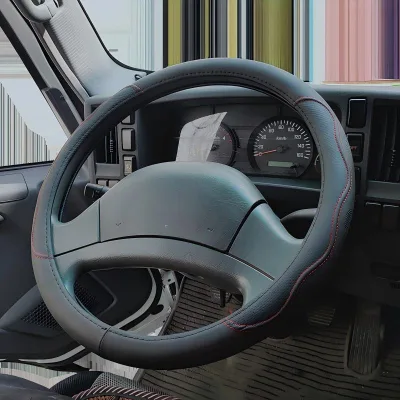 High Quality New Style Microfiber Leather Steering Wheel Cover for Trucks 38 40 42 45 47cm Modern Design