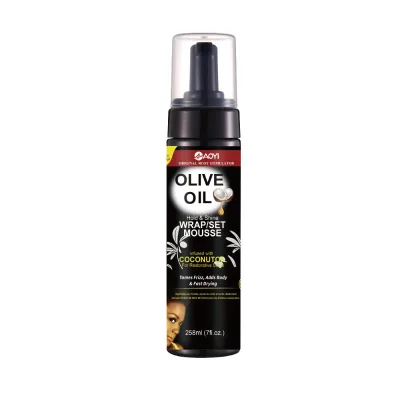 Private Label Hair Mousse Hair Styling Strong Hold Foam Mousse for Curly Hair