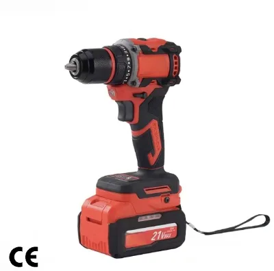 21v 3-in-1 Household Electric Screwdriver Portable Wireless Impact Drill Electric Screwdriver Rechargeable Lithium Hand Drill