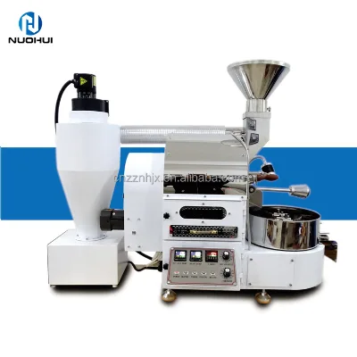 Cafe Kitchen Small Mini Electric Gas Sample Coffee Bean Baking Roasting Machine Coffee Roaster Custom Color Home Portable 100G