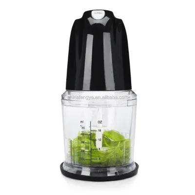 Electric Mini Chopper Portable Household Home Meat Grinder Pure Copper Motor 1L Capacity Plastic Housing Vegetable Cutting