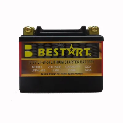 Wholesale 12N4-4B LFP4L-BS 12V 3.5AH 25.6Wh 3A LiFePO4 AGM Motorcycle Battery Replacement