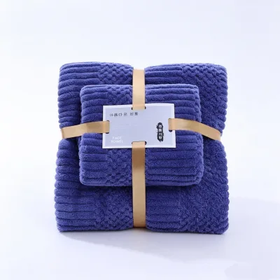 Coral Velvet Towels Set 35*75 & 70*140 Extra Large Thick Absorbent Luxury Towels for Home & Beauty Salon Use