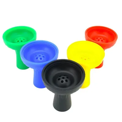 Wholesale Hot Selling 7 Holes Style Silicone Hookah Bowl Chicha Shisha Bowl Silicone