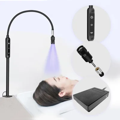 LED UV Eyelash Lamp for LED Lash System Cure UV Eyelash Glue 5w 405nm Fast Dry Beam Light Eyelash Extensions Lamp