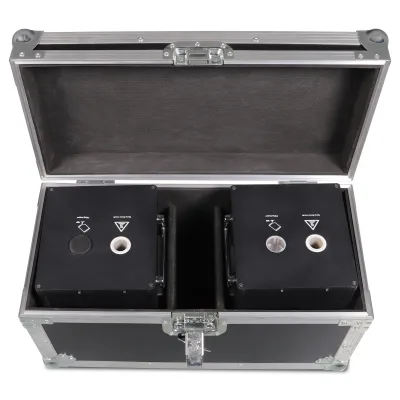 Topflashstar Flight Case 2In1 4In1 Aluminum Carrying Equipment Transport Case With Wheels for Cold Spark Machine