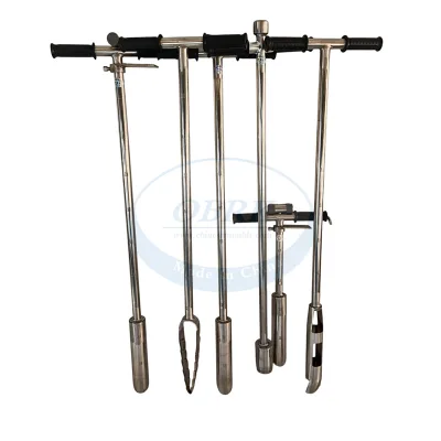 Soil Sampler Probe Steel Tubular T-Style Garden Soil Test Kits