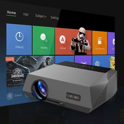 Smart Projector HD 14300Lumens Projectors for Education High Contrast Video Projectors