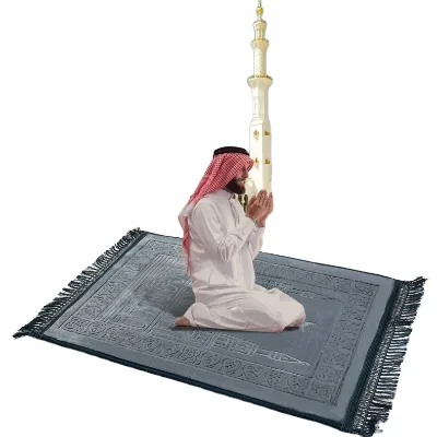 Hot Selling Non-slip Muslim Prayer Mat Super Cozy Ready Stock Mats for Praying