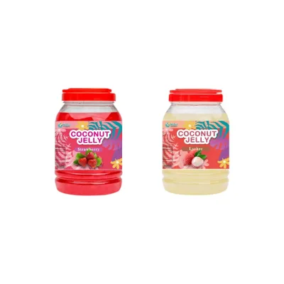 Perfectly Textured Coconut Jelly, adding a satisfying chew to every bite.