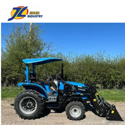EPA Certificate 25HP 4*4WD Agricultural Compact Tractor Front End Loader Canopy Core Engine Best Price for USA Canada Market