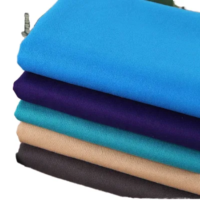 Organic Combed Woven Mercerized TC 80/20 Twill Fabric Eco-Friendly Heavyweight 240gsm OEKO-TEX Certified Polyester Cotton Dress