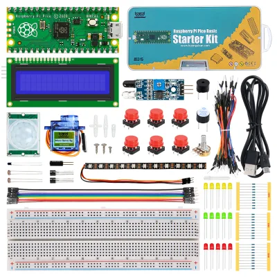 ACEBOTT Raspberry Pi Pico Basic Starter Kit Based On Raspberry Pi RP2040 Microcontroller Chip