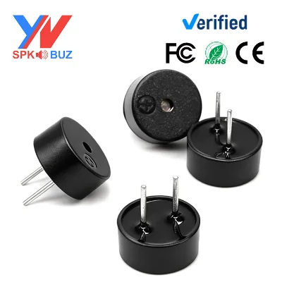 9x4.2mm 9042 DC1~24V Miniature Piezo Passive Buzzer with Pin Buzzer Acoustic Component Shenzhen Manufacturer ROHS&CE Certifice