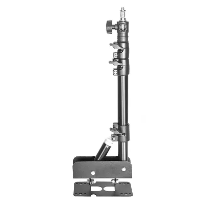 110cm/130cm Ceiling Mount Photography Ring Light Stand Flexible Rotation Wall Mount Triangle Arm for Photography Studio
