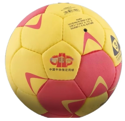 Custom Print Hand Sewn Grip PU Material Handball for Formal Games or Training Size 3