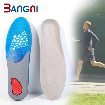 Cuttable Breathable Shock Absorbing Hard Arch Support TPE Sport Insoles