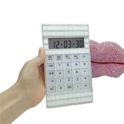 Copllent Silent Solar Calculator Stick Electronic Calculator Creative Digital Calculator
