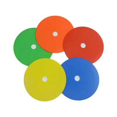 Soft TPE Flat Discs, 15cm Hollow Out Design Safe Portable Landmark Pads for Hockey Practice